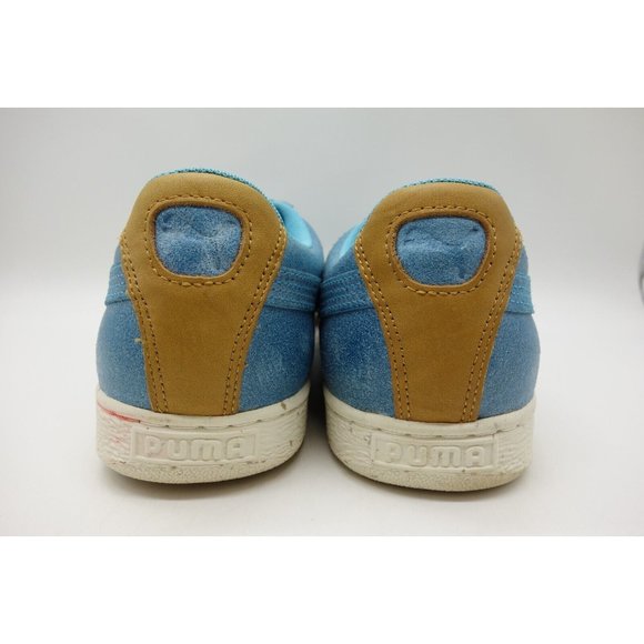 Puma Suede Aqua Blue Leather Casual Lace Up Sneakers Shoes Men's 11 - Picture 10 of 11